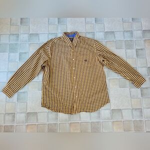 Men's Chaps Stretch Easy Care Long Sleeve Button Down Shirt Size XXL